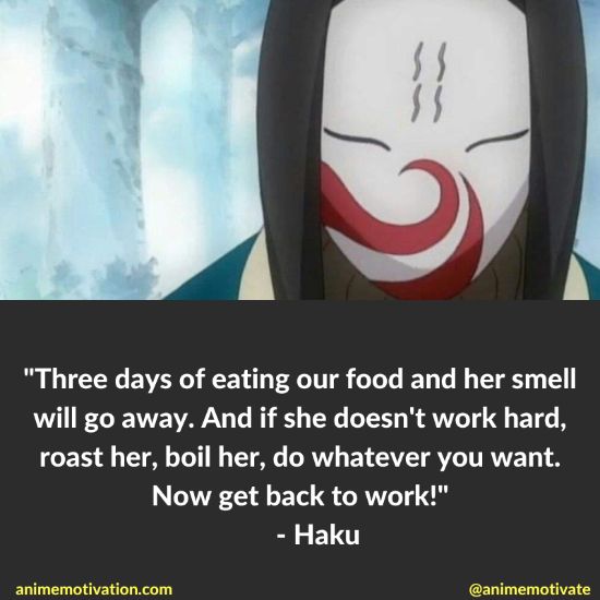 Haku quotes naruto 4