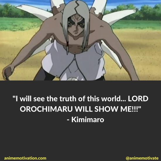 Kimimaro quotes naruto 5