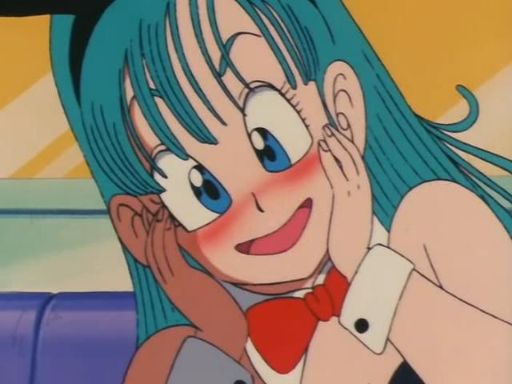 bulma blushing