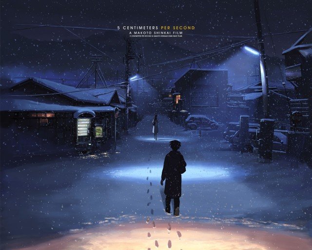 5 centimeters per second anime christmas snow