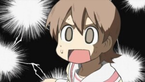 Nichijou Shocked Face