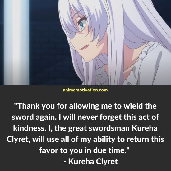 Kureha Clyret quotes redo of healer 1