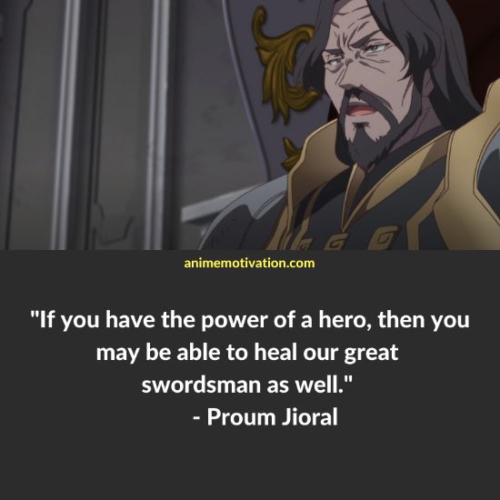 Proum Jioral quotes redo of healer