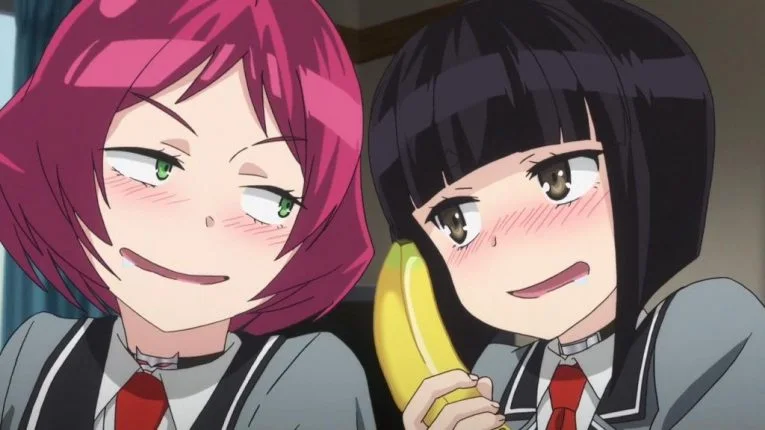 shimoneta ecchi scene blush