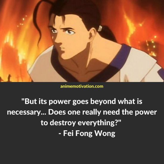 But its power goes beyond what is necessary... Does one really need the power to destroy everything?