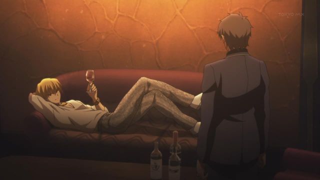 Fate Zero gilgamesh couch
