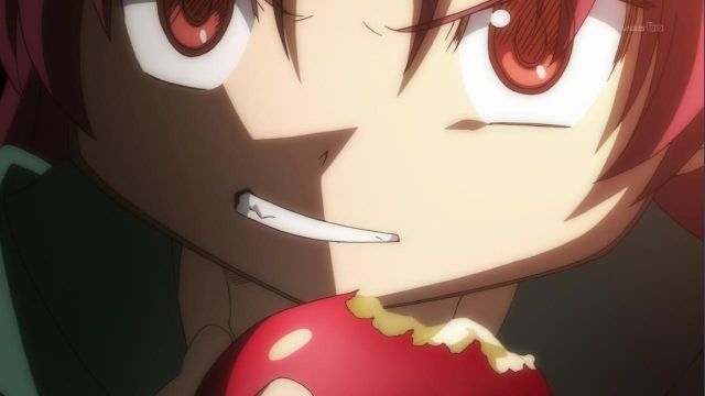 Madoka Magica kyoko sakura eating apples