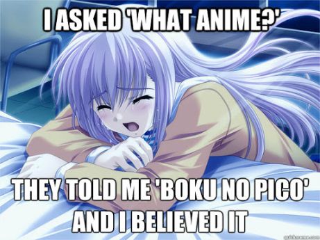 BOKU NO PICO MEME FUNNY CUTE GIRL