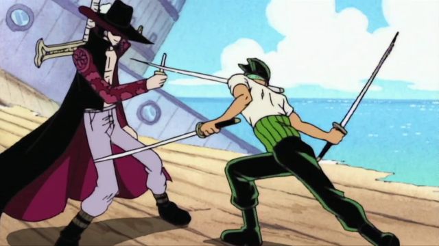 Mihawk Defeated Zoro With A Butter Knife