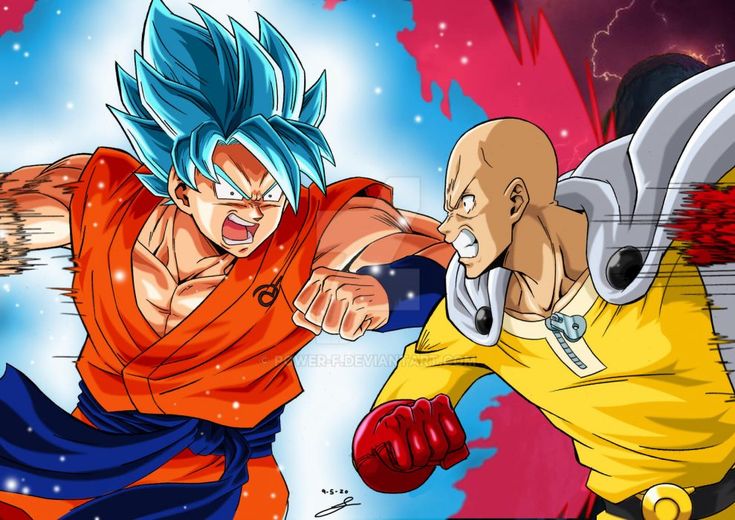 Goku Saitama Clash