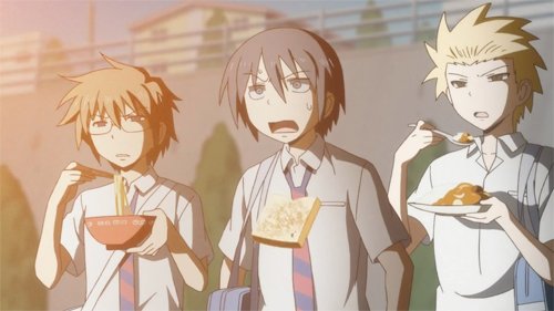 Daily Lives of High School Boys episode 1 eating