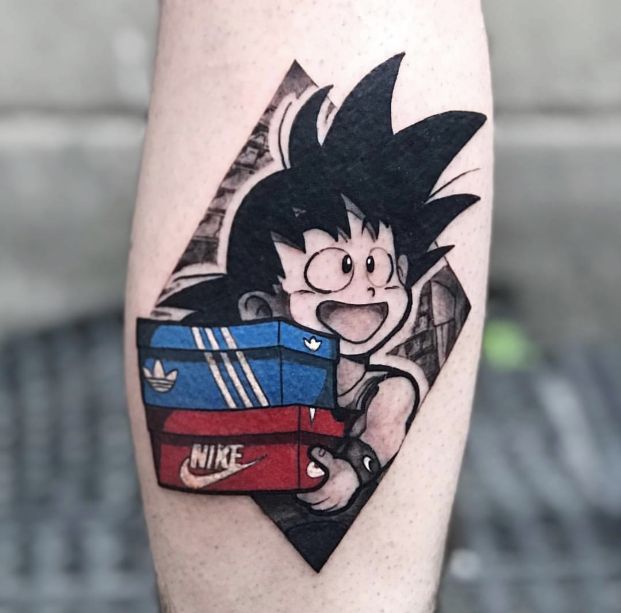 anime tattoo goku kid