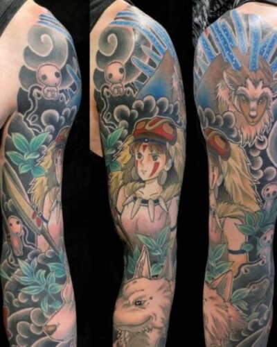 princess mononoke tattoo instagram