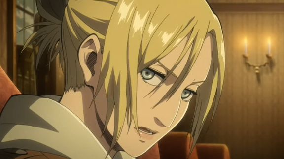 Annie Leonhart Attack on Titan eyes