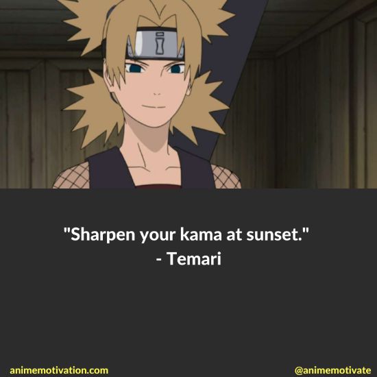temari quotes naruto 7