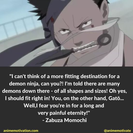 zabuza momochi quotes naruto