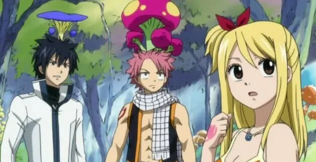 Fairy Tail Trio Lucy Gray Natsu