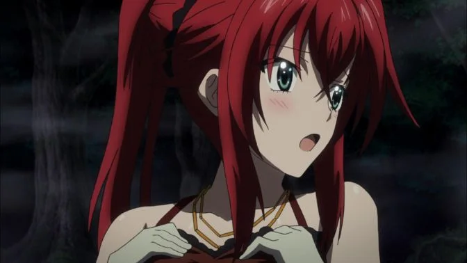 High School DxD red hair girl