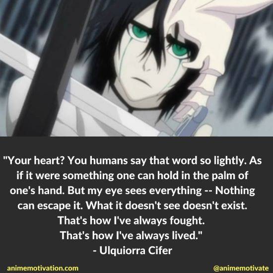 Ulquiorra cifer quotes bleach 13