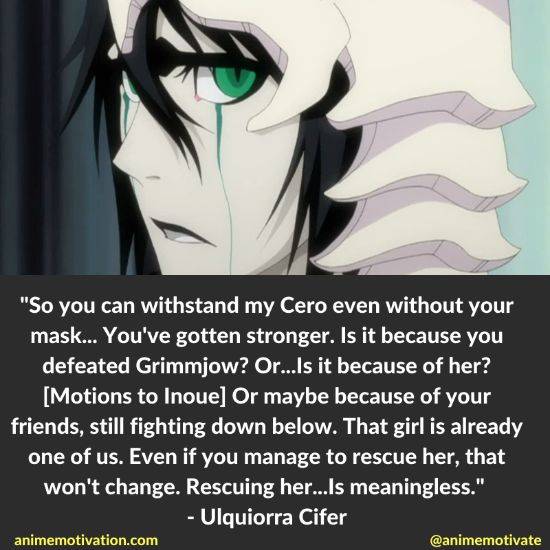 Ulquiorra cifer quotes bleach 16