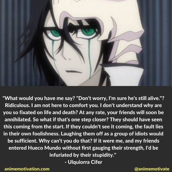 Ulquiorra cifer quotes bleach 9