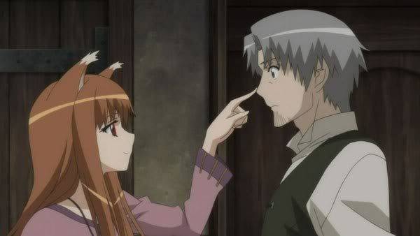 holo with lawrence spice and wolf cute