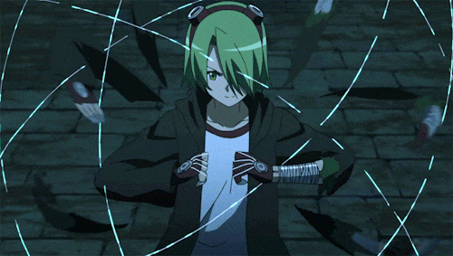 lubbock akame ga kill green hair
