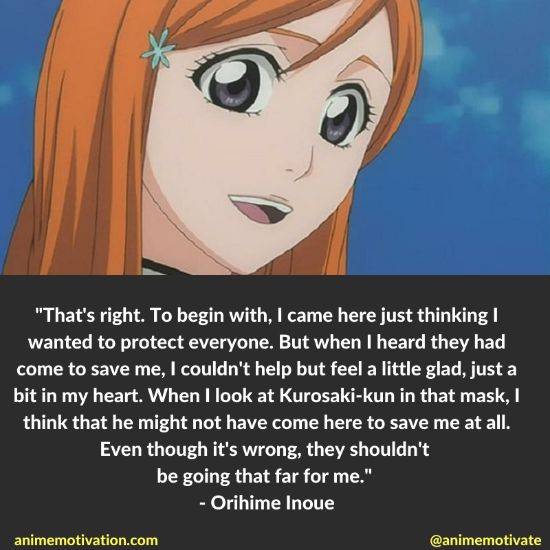 orihime inoue quotes bleach 8