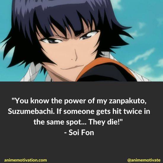 soi fon quotes bleach 6