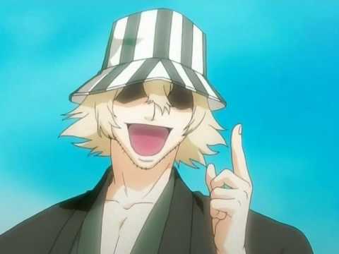 Kisuke Urahara Bleach funny face