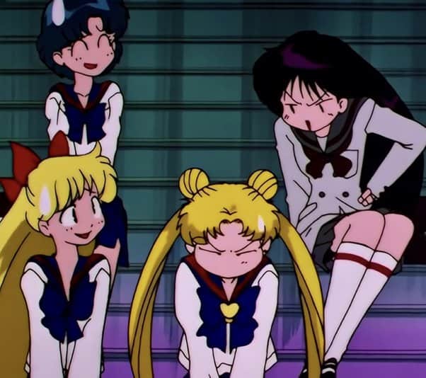 sailor moon sweatdrop moments funny