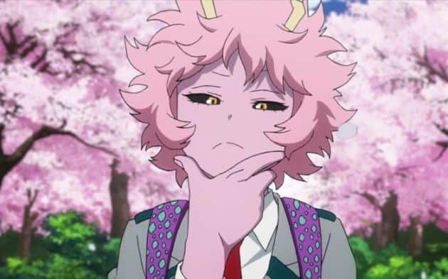 Mina Ashido My Hero Academia thinking