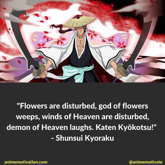 shunsui kyorakui quotes bleach 1