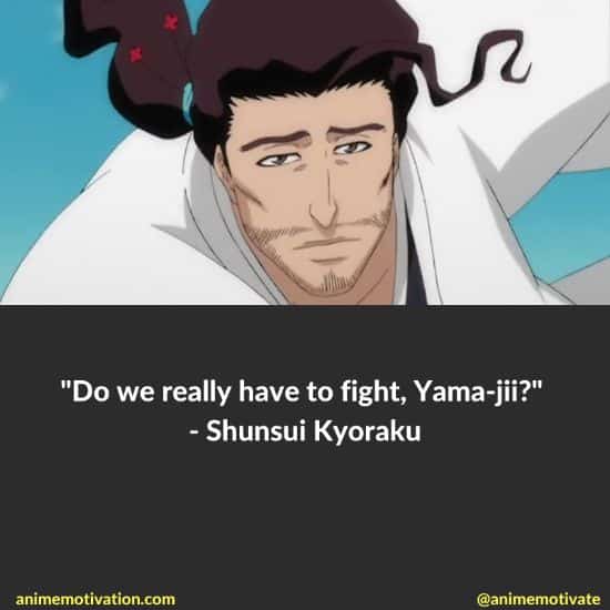 shunsui kyorakui quotes bleach 2