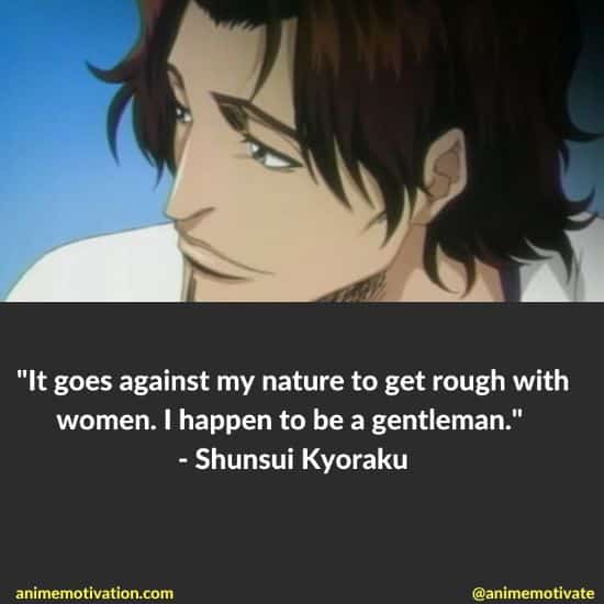 shunsui kyorakui quotes bleach 7