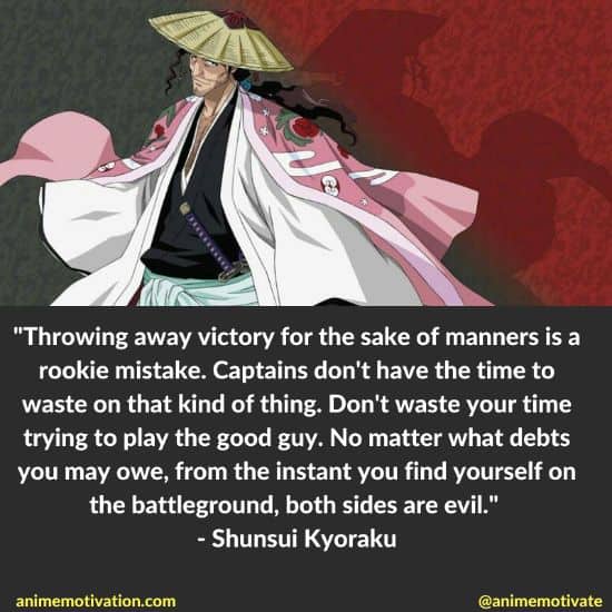 shunsui kyorakui quotes bleach 8