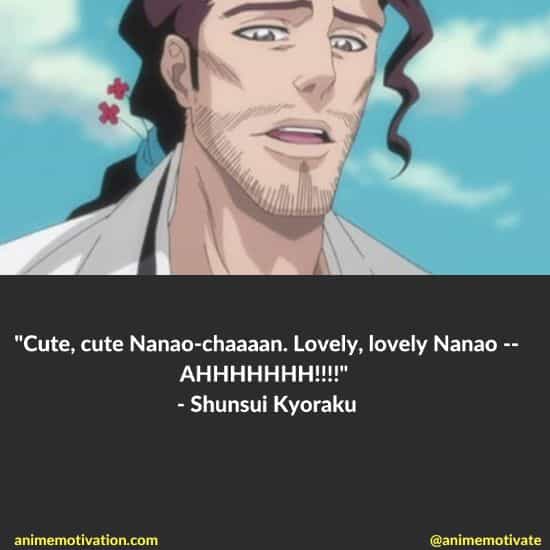 shunsui kyorakui quotes bleach 9