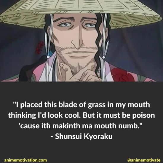 shunsui kyorakui quotes bleach