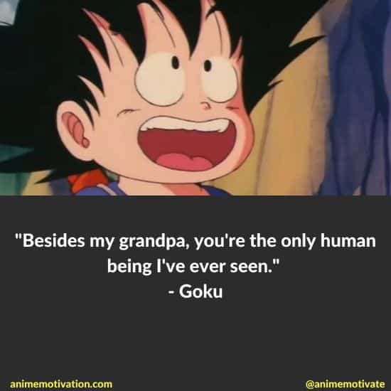 SON GOKU quotes dragon ball 1