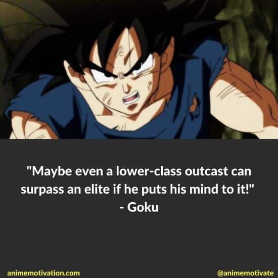 SON GOKU quotes dragon ball 6