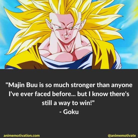 SON GOKU quotes dragon ball 7