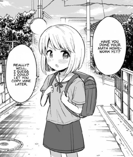 my nosy childhood friend manga cute