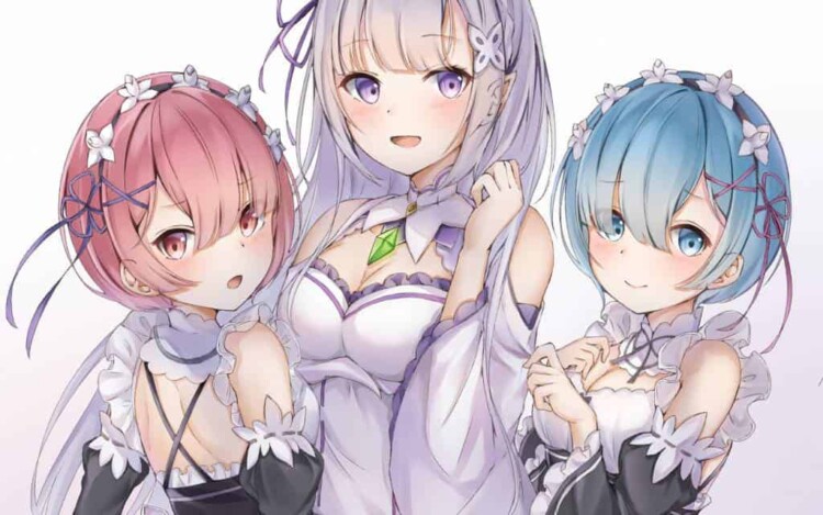 Rem Ram Emilia Re Zero Anime Wallpaper Cute