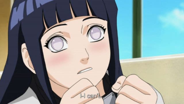 Hinata Hyuga blush cute