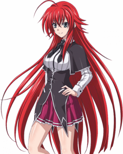 Rias Gremory High School DxD sexy long hair