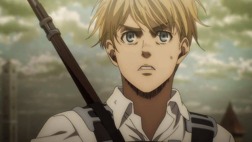 armin arlert white character blonde hair