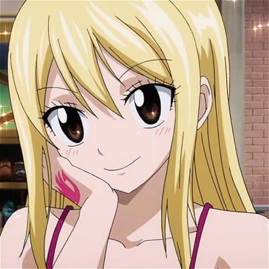 Lucy Heartfilia Brown Eyes Blonde Hair