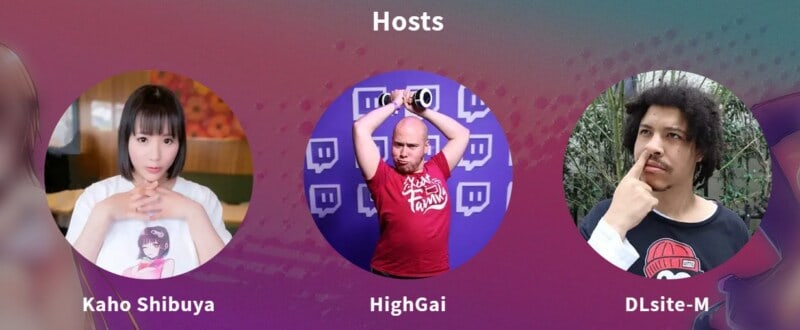 hentai expo hosts
