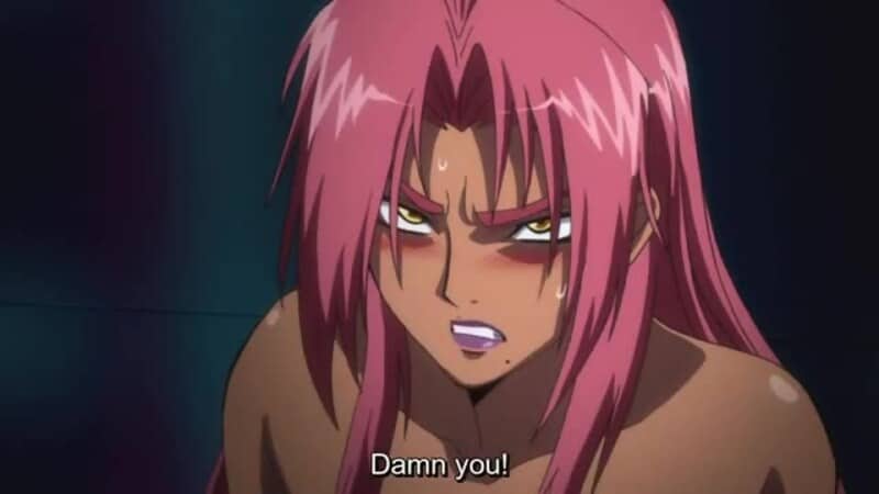 demons hentai naughty woman pink hair