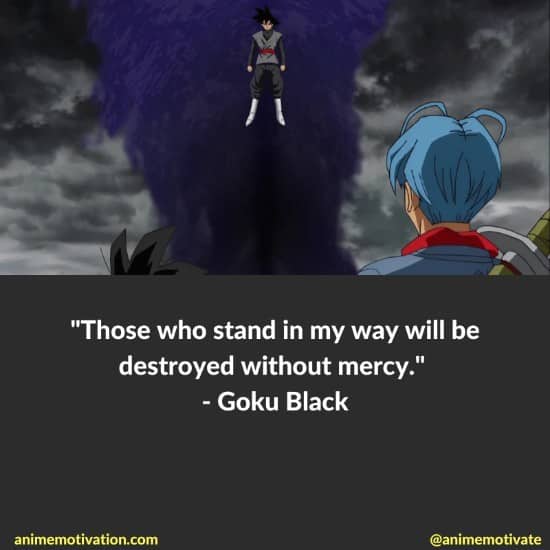 goku black quotes db super 6